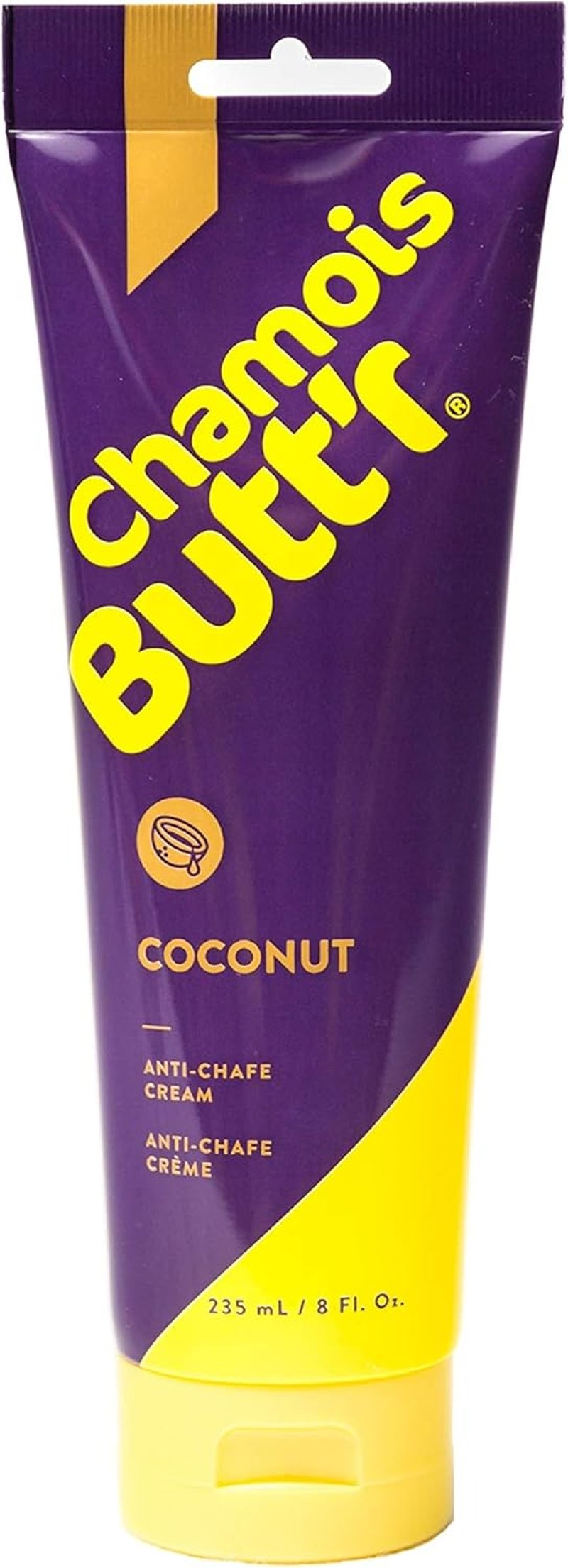 Chamois Butt'r Anti-Chafe Cream - Coconut & Original Formula for Ultimate Comfort