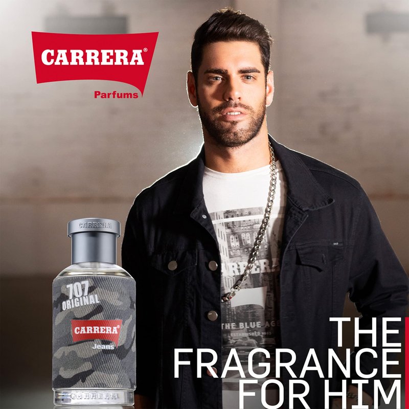 Carrera Jeans UOMO 707 ORIGINAL Eau de Parfum for Men, 2.53 Fl Oz