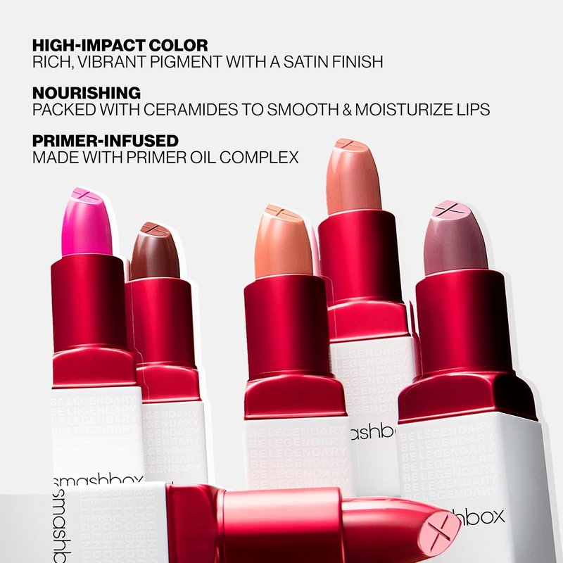 Be Legendary Lipstick - Creamy Peptide-Infused Formula for Smooth Color & Moisture | 0.11 Ounce