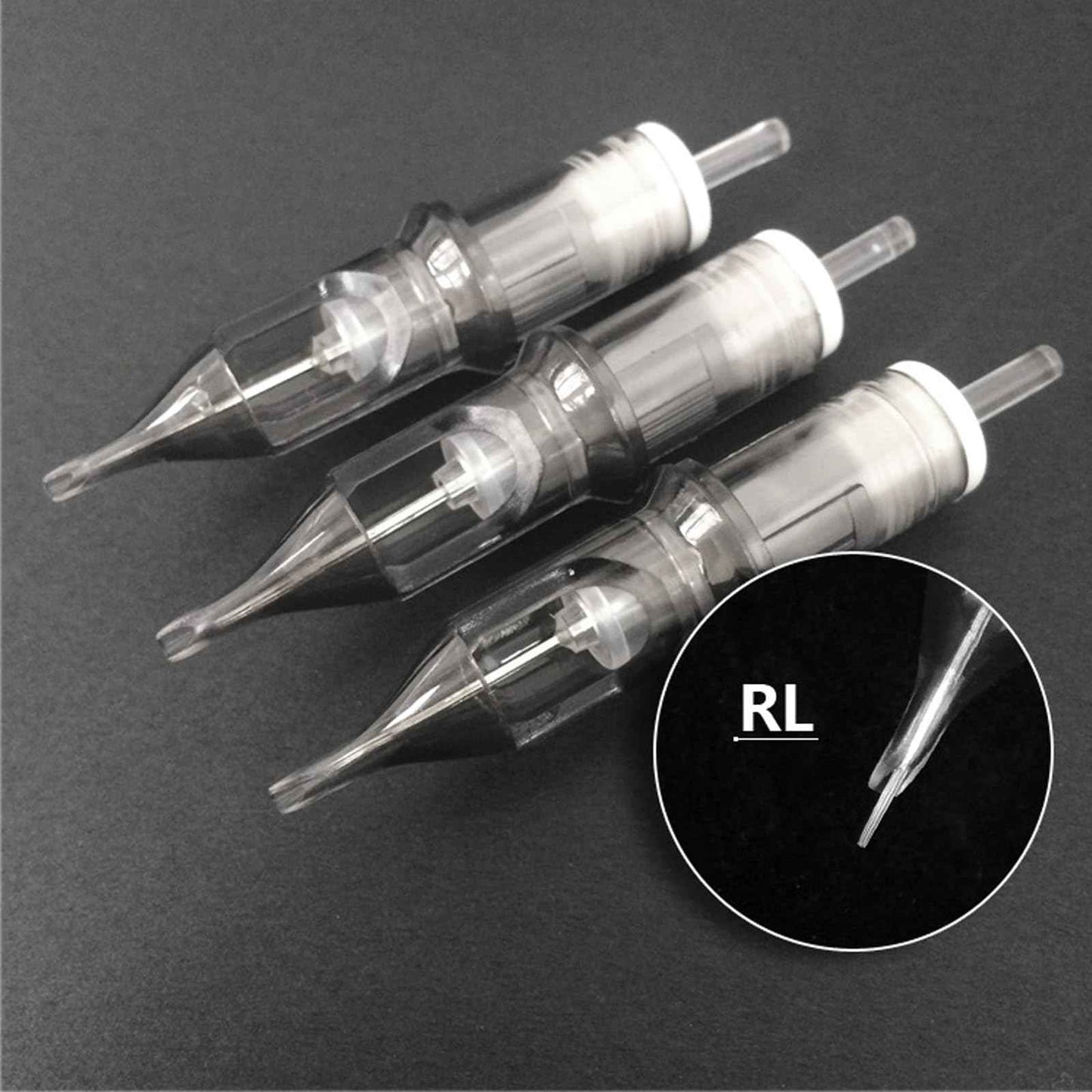 EIPTWH 50PCS Assorted Tattoo Cartridges Needles,#12RL RS M1 Round Shader Mixed Size Tattoo Gun Cartridges Needles-5x(1RL 3RL 5RL 7RL 3RS 5RS 7RS 5M1 7M1 9M1) Disposable Tattoo Needles with Membrane