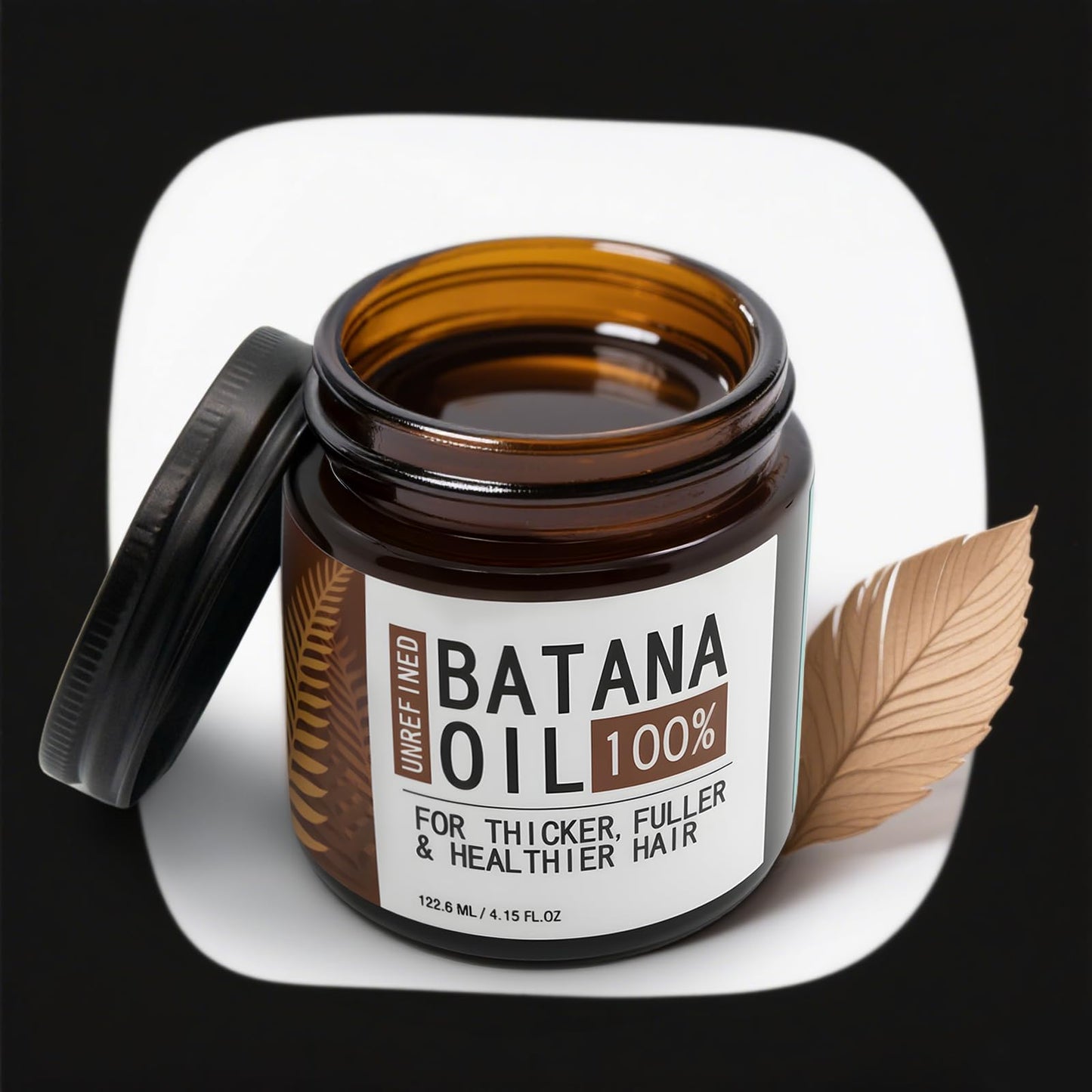 Unalakleet 100% raw batana oil for hair growth - Natural hair care with pleasant smell & good texture, also contains pumpkin seed oil & coffee for enhanced results