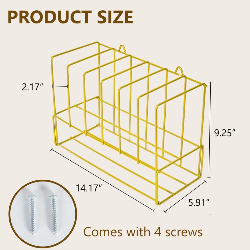 Meudid Hair Color Organizer for Salon - 2 PCS Metal Hair dye Tube Racks Storage Wall Mounted Cabinet Available