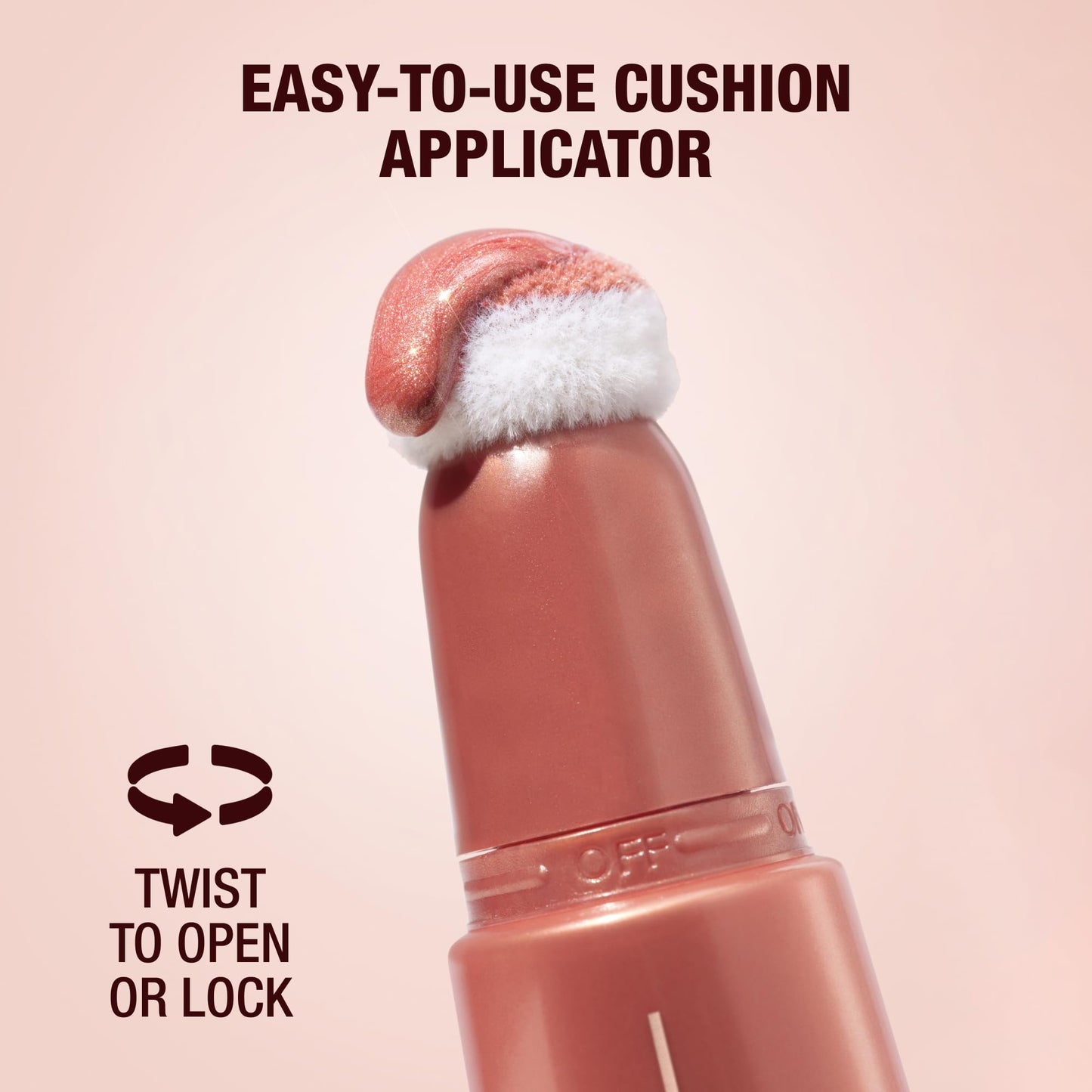 Charlotte Tilbury Glowgasm Beauty Light Wand Liquid Highlighter Makeup - Soft-Focus Pink Highlighter & Blush for Cheeks - Pearlescent, Weightless Radiant Finish - Goldgasm