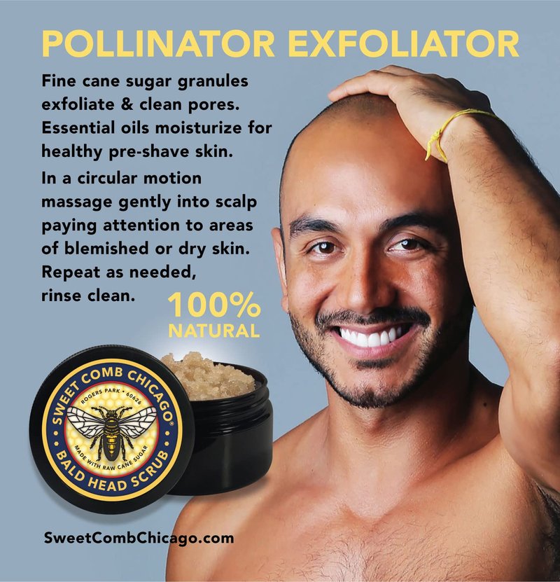 Sweet Comb Chicago Bald Head Scrub