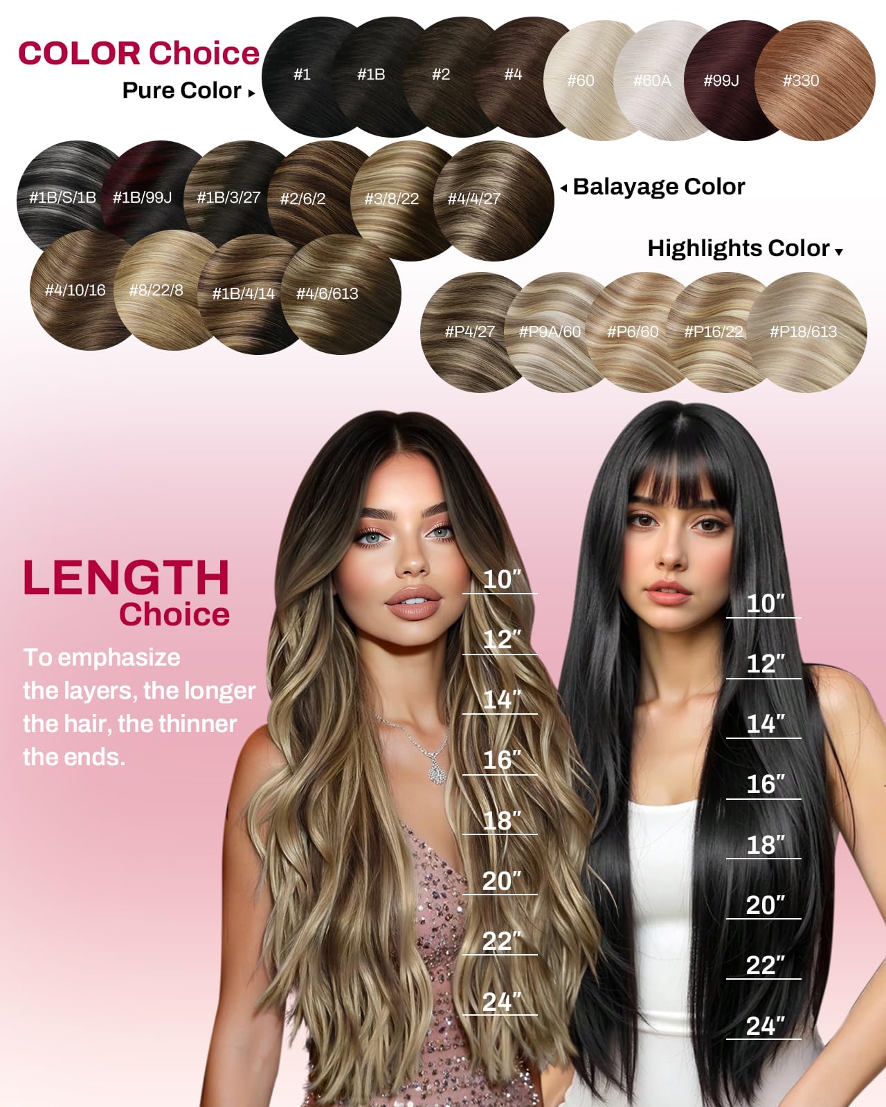 Moresoo Clip in Hair Extensions Ombre Dark Brown to Dark Ash Blonde with Blonde Balayage Hair Extensions Clip in Human Hair Double Weft 5pcs/80g 16inch