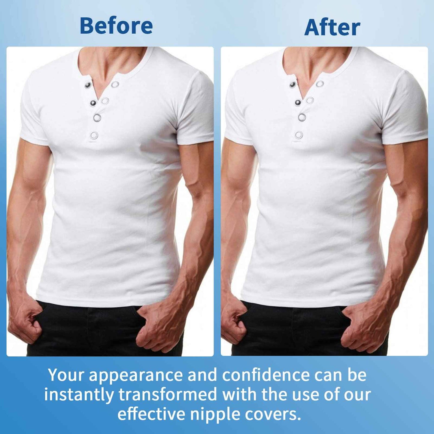 Dobbie Care Men Nipple Cover (CLEAR)