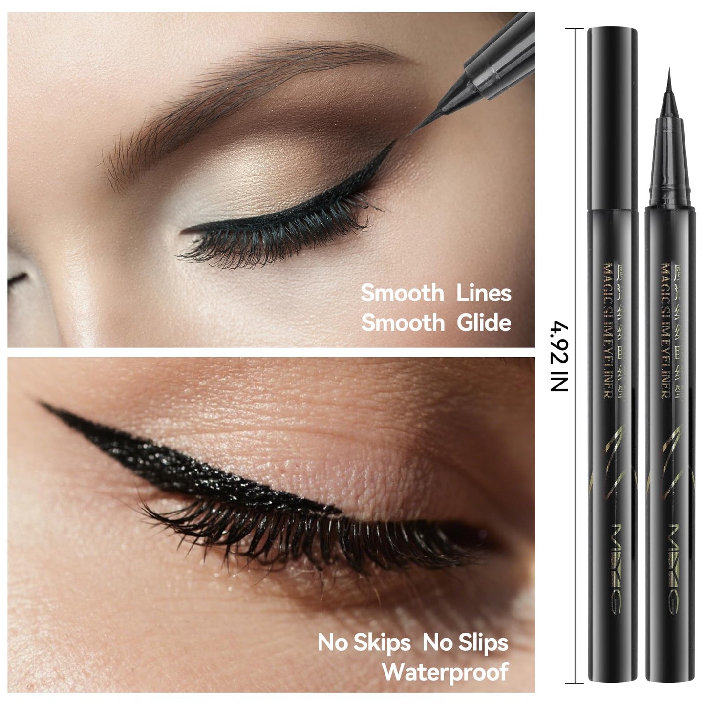 Cosmetics Pigment Activator,Mixing Liquid Eyebrow Pomade Pencil Kit for Eyebrows Makeup, with Waterproof Eyebrow Pencil,Dual-ended Eyebrow Brush,Eyebrow Pomade-Dark Brown