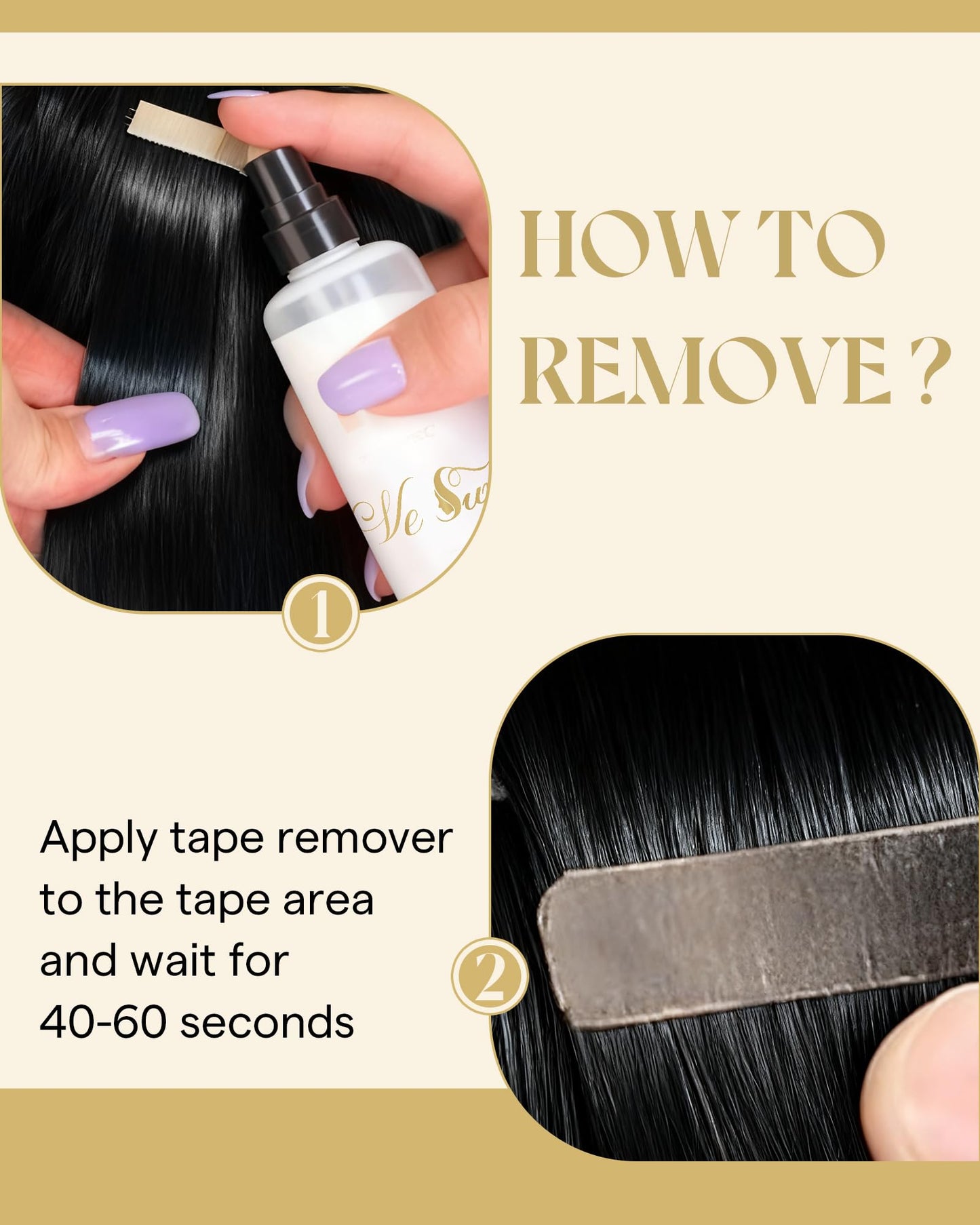 Ve Sunny Tape in Hair Extensions Real Human Hair Invisible Remy Human Hair Straight Tape Ins Double Sided White Blonde 24 inch 10Pcs 25G