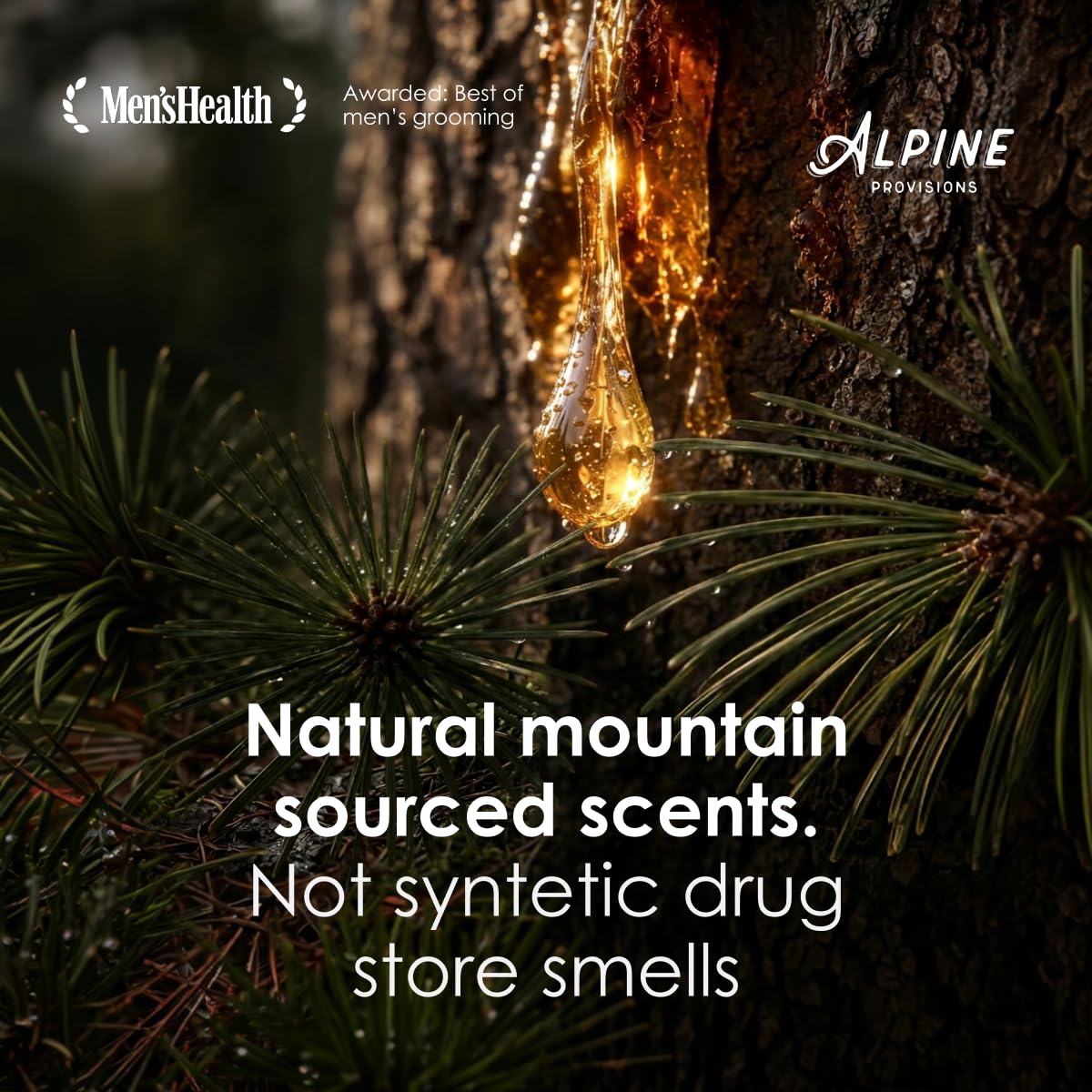 Alpine Provisions Natural & Organic Body Wash with Fir & Sage – Moisturizing Shower Gel with Aloe Vera, Coconut Oil & Essential Oils – Vegan, Sulfate-Free, Plastic-Free – 16.9 fl oz