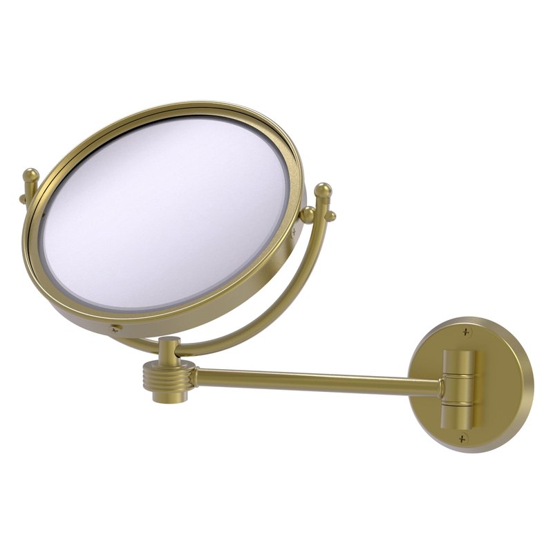 Allied Brass WM-5G/5X-GLT 8 Inch Wall Mounted Make-Up Mirror 5X Magnification, Glokzin Teal