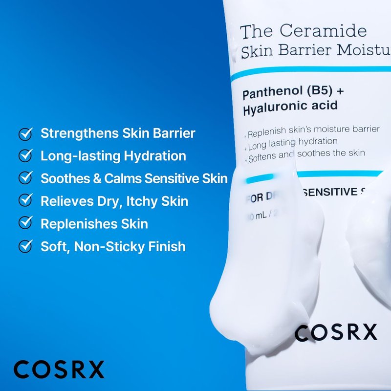 COSRX Skin Barrier Elevate Set - Ceramide Moisturizer & Peptide Booster Serum | 2.7 fl. oz + 1 fl. oz