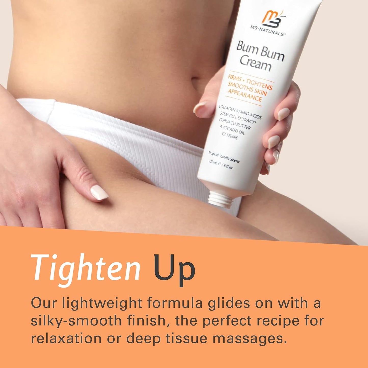 Anti Cellulite Body Massage Oil & Bum Bum Cream Bundle - Firming & Hydrating Formula