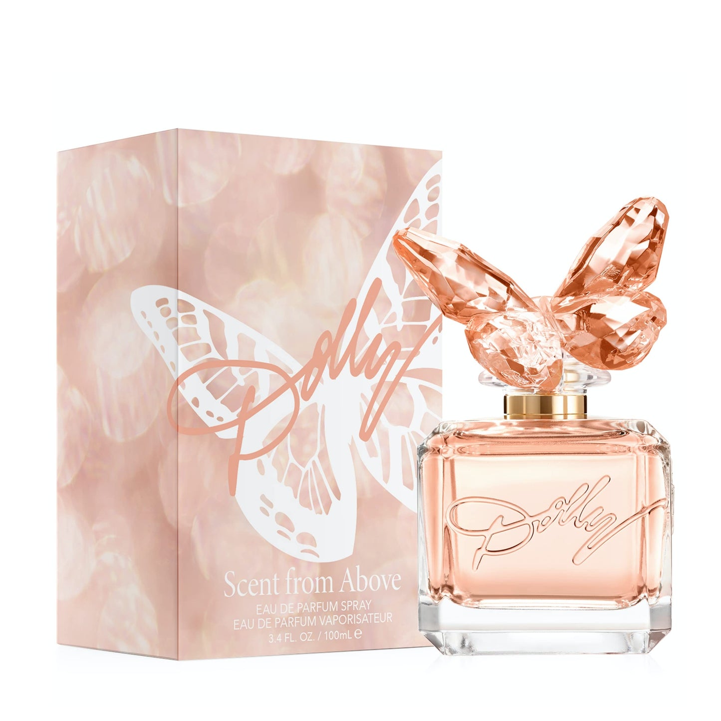 Dolly Parton Scent from Above Perfume - Eau de Toilette Spray for Women - Floral, Fruity, Casual & Feminine Perfume with Notes of Mandarin, Jasmine, and Sandalwood - 3.4 Fl Oz