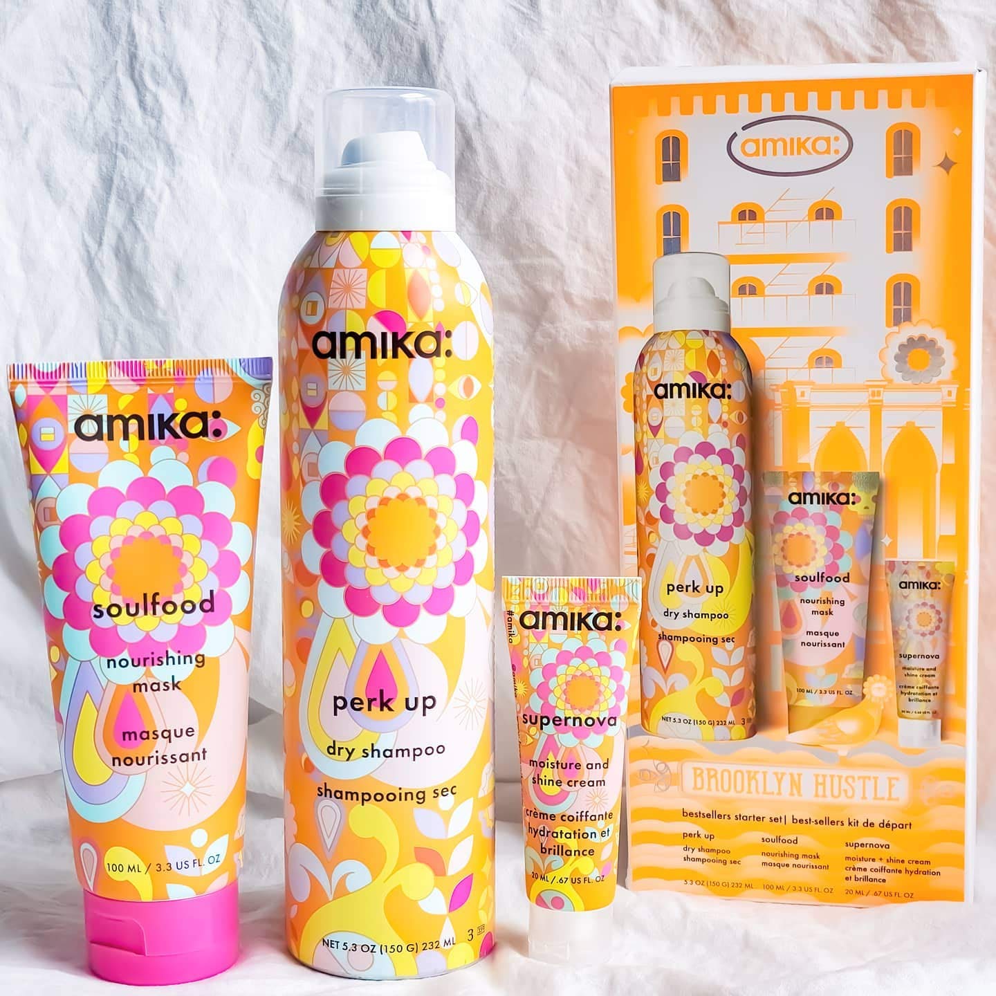 amika Brooklyn Hustle Haircare Bestsellers Starter Set