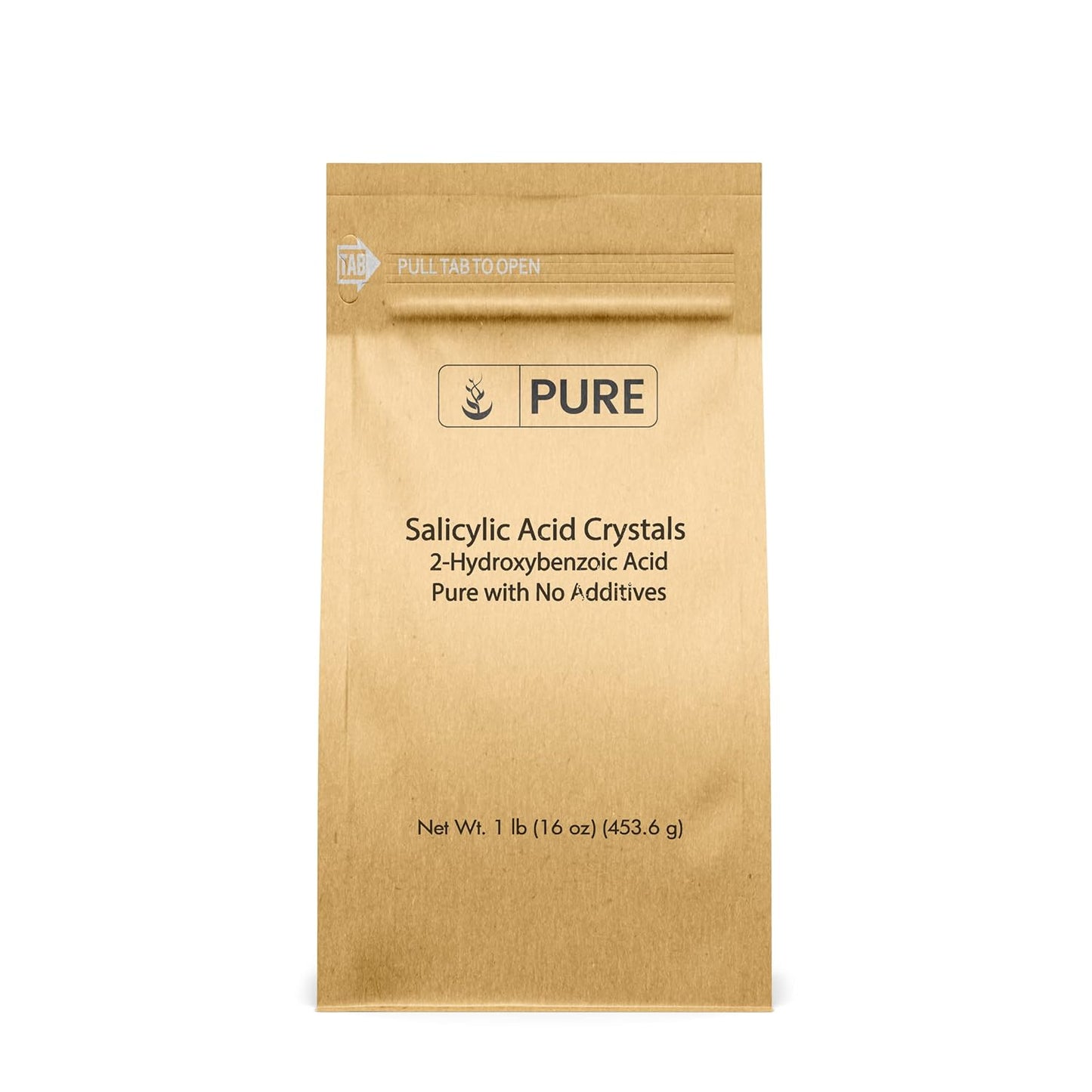 Salicylic Acid Crystals - Pure 2-Hydroxybenzoic Acid | 1 lb, No Fillers or Additives