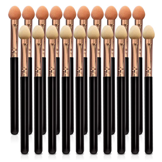 Makeup Brushes Set for Women Professional,UorPoto 10Pcs Sponge Eyeshadow Brush Sets Applicator Double Sided reusable