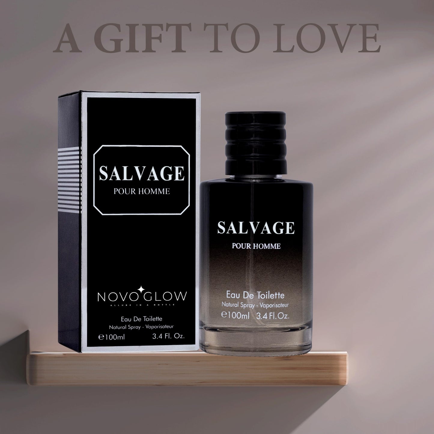 Salvage for Men 3.4 Oz Men's Eau De Toilette Spray Refreshing & Warm Masculine Scent for Daily Use Men's Casual Cologne Great Holiday Gift Smell Fresh All Day A Gift for Any Occasion