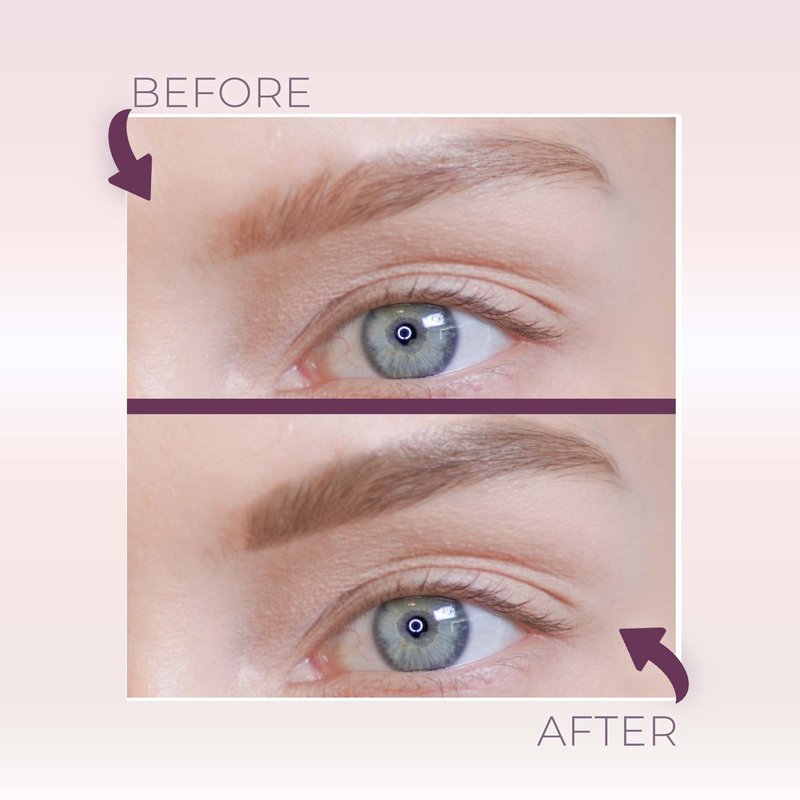 Blinc Eyebrow Mousse, Extreme Hold Tinted Eyebrow Gel with Peptides and Vitamins A & E, Natural Finish, Long-Wearing, Waterproof, Vegan, Gluten-Free & Cruelty-Free, 4.7mL/ 0.16 Fl. Oz, Medium Blonde