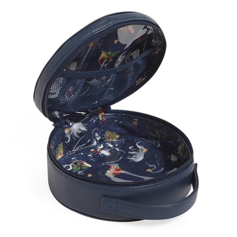 Vera Bradley Women's Novelty Cosmetic Makeup Organizer Bag, Snow Globe Motifs, One Size