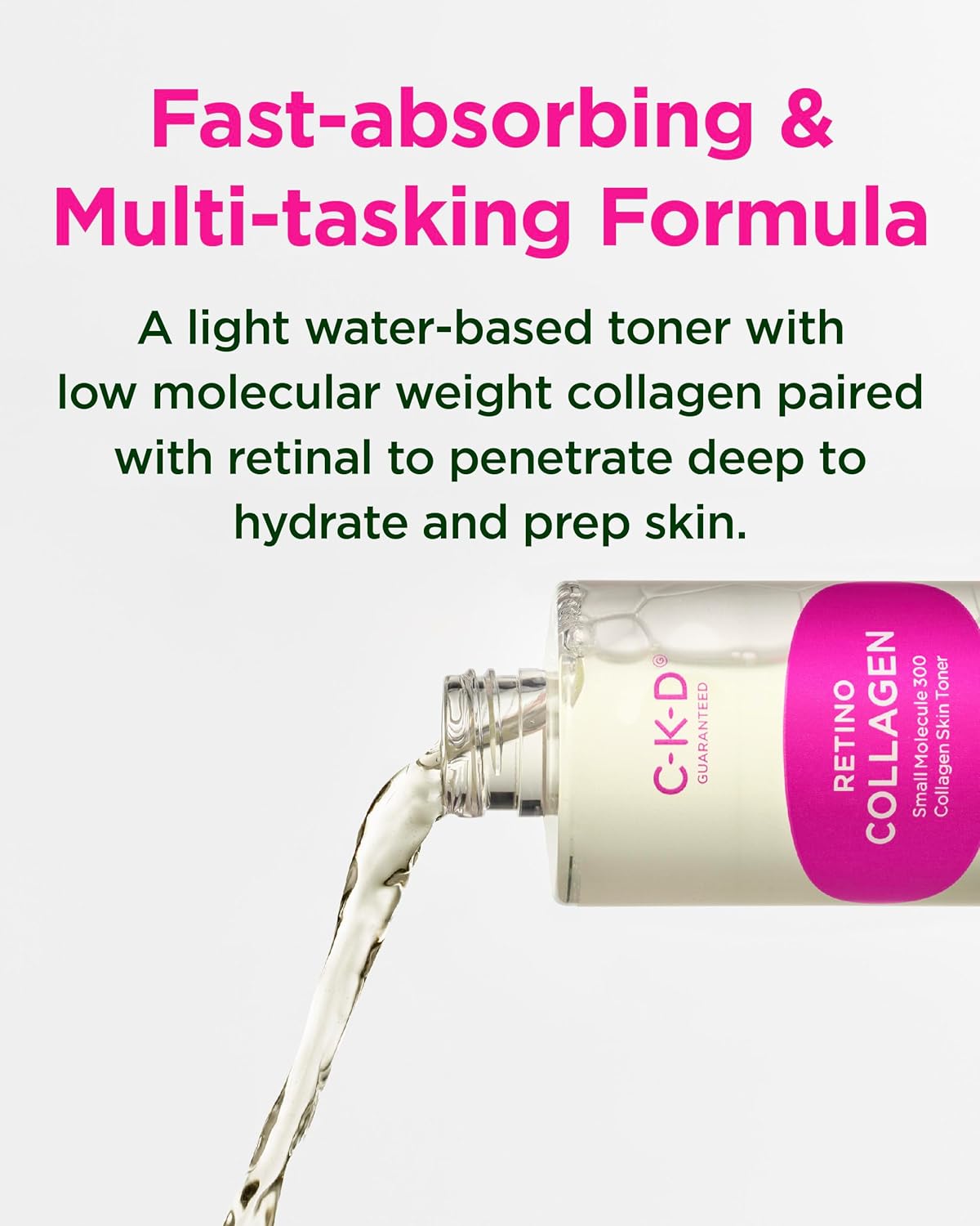 Retino Collagen Skin Toner - Hydrating Korean Toner for Sensitive Skin | 8.79 fl oz