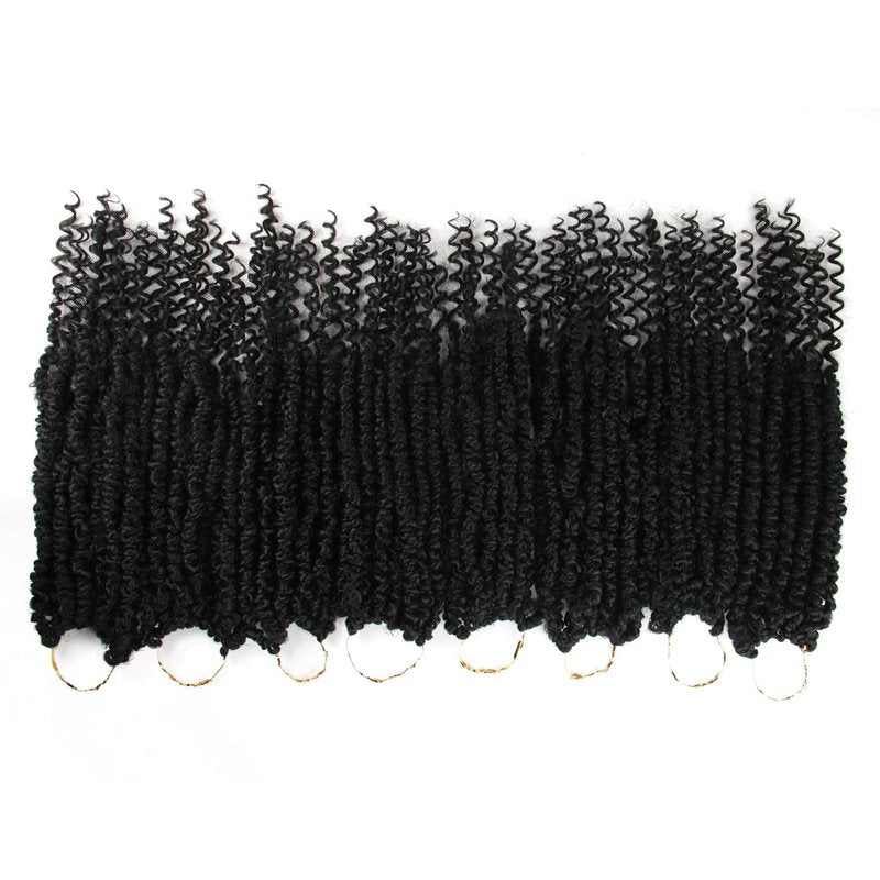 Passion Twist Crochet Hair - 14 Inch Pre-Looped Braids | Bohemian Spring Twist Extensions for Women