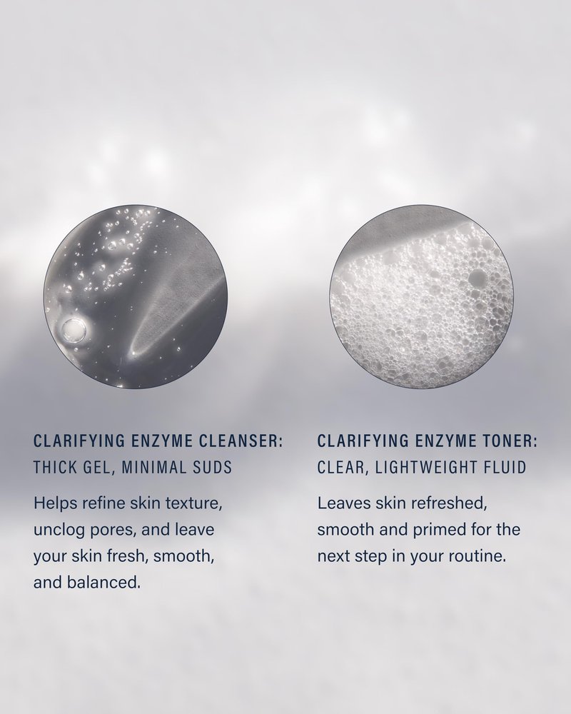 layerOne Clarifying Enzyme Cleanser, Gentle Daily Facial Exfoliant, Pore-Cleansing Formula, 3.38 fl oz