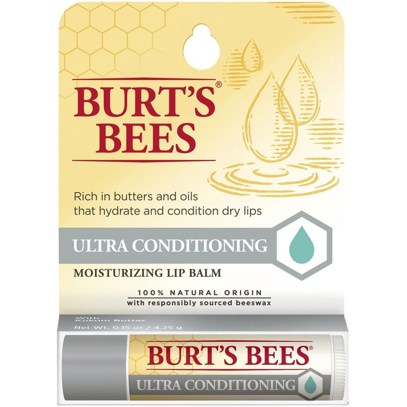 Burt's Bees Lip Balm, Ultra Conditioning with Kokum Butter, 0.15 oz (Pack of 12)