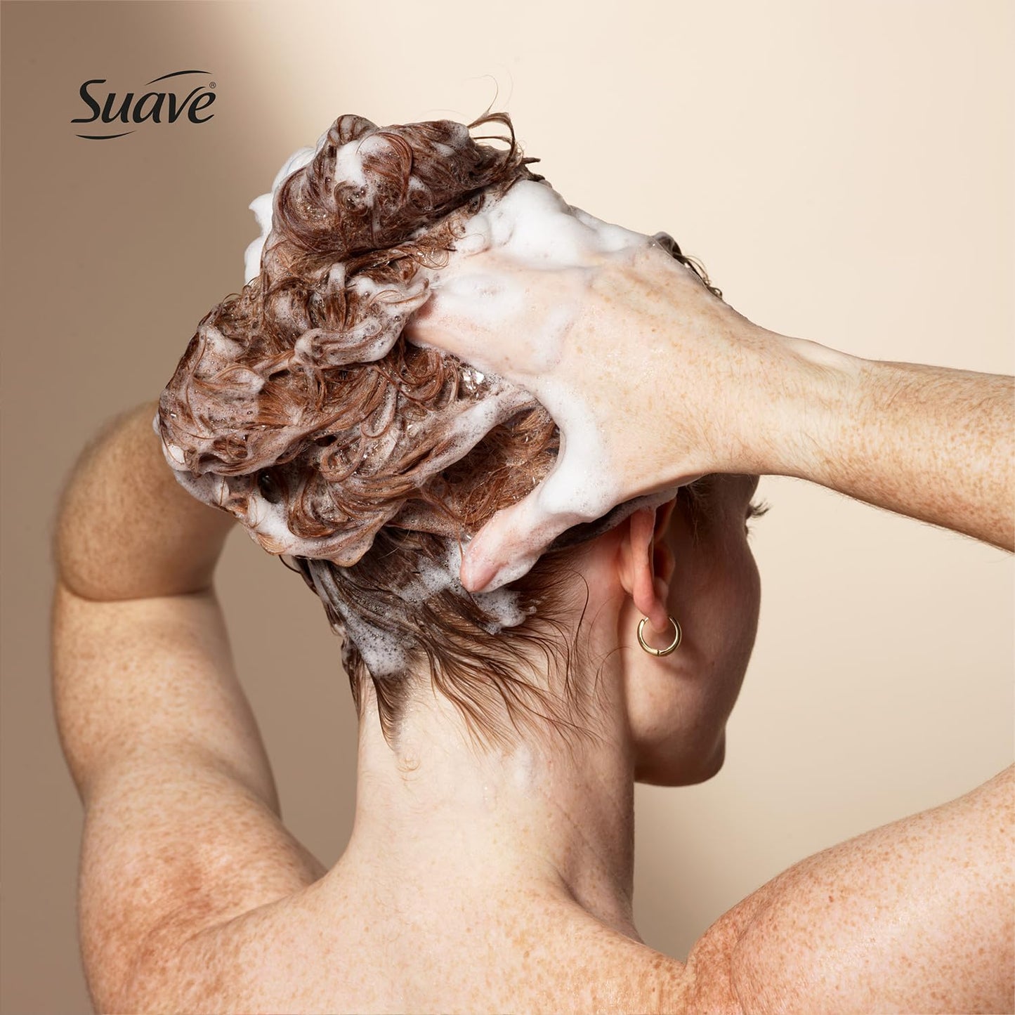 Suave Clarifying Shampoo - pH-Balanced Daily Cleanser for Oily Hair | Family-Size 4-Pack, 22.5 Oz Each