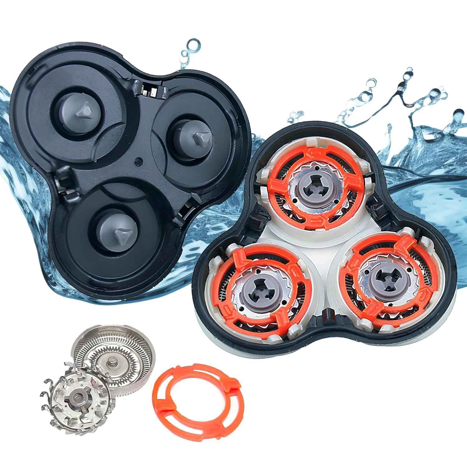 SH90/62 Blades Compatible with Philips Norelco Series 9000 Replacement Heads,Upgrade Sh90 Replacement Heads Shaver for Norelco Series 9000(S9xxx) Electric Razor Shaver,Double-Layer Blades