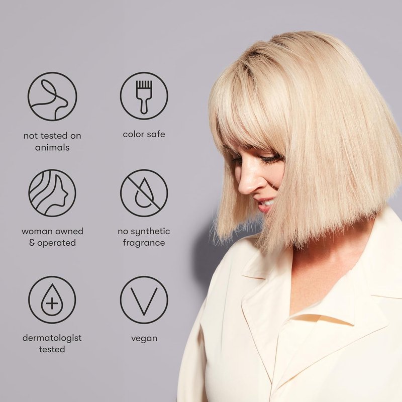 Odele Sulfate-Free Purple Shampoo & Conditioner Set - Neutralize Brassy Tones in Blonde, Silver & Gray Hair | 13 Fl Oz Each (2-Pack)