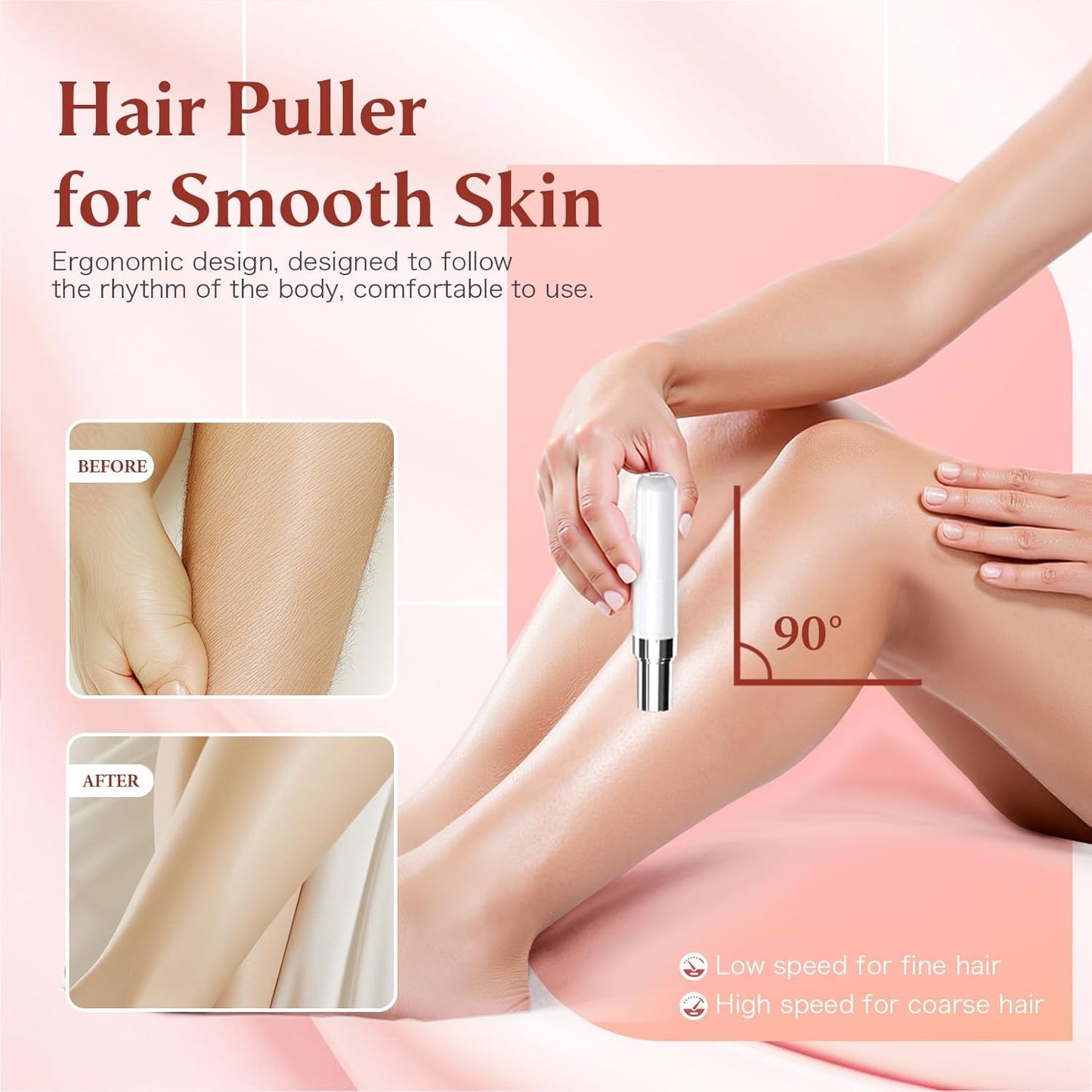 Epilator,2 in 1Epilator for Women Rechargeable,Womens Electric Shaver with LED Light,Rechargeable,Hair Removal for Women Legs/Face/Bikini/Arms,Smooth Epilator Trimmer Travel Kit Set Upgrade