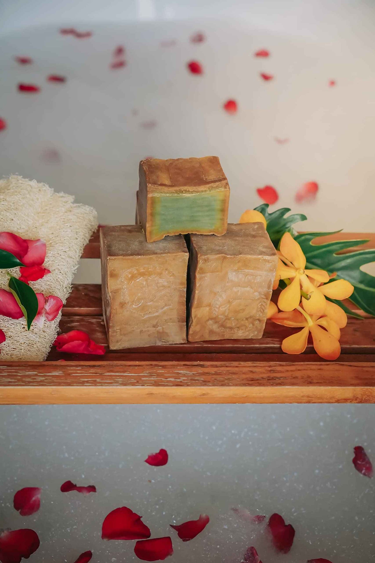 Traditional Ghar Soap 2-Pack | Handmade with Olive and Laurel Oils | Gentle, All-Natural Soap for Face & Body & Hair, Suitable for All Skin Types | 70% Olive Oil & 30% Laurel Oil (2x180g / 2x6.34oz)