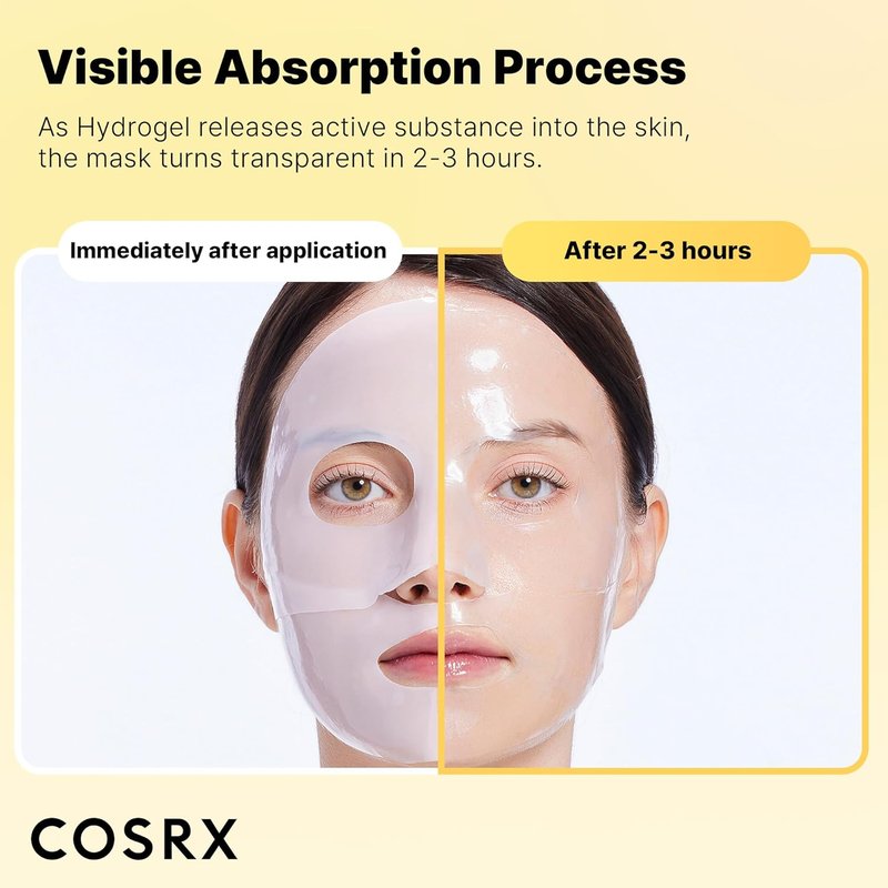 COSRX Snail 92% Cream - Hydrating Snail Mucin Moisturizer & Hydrogel Mask Set | Travel Essentials, Korean Skin Care