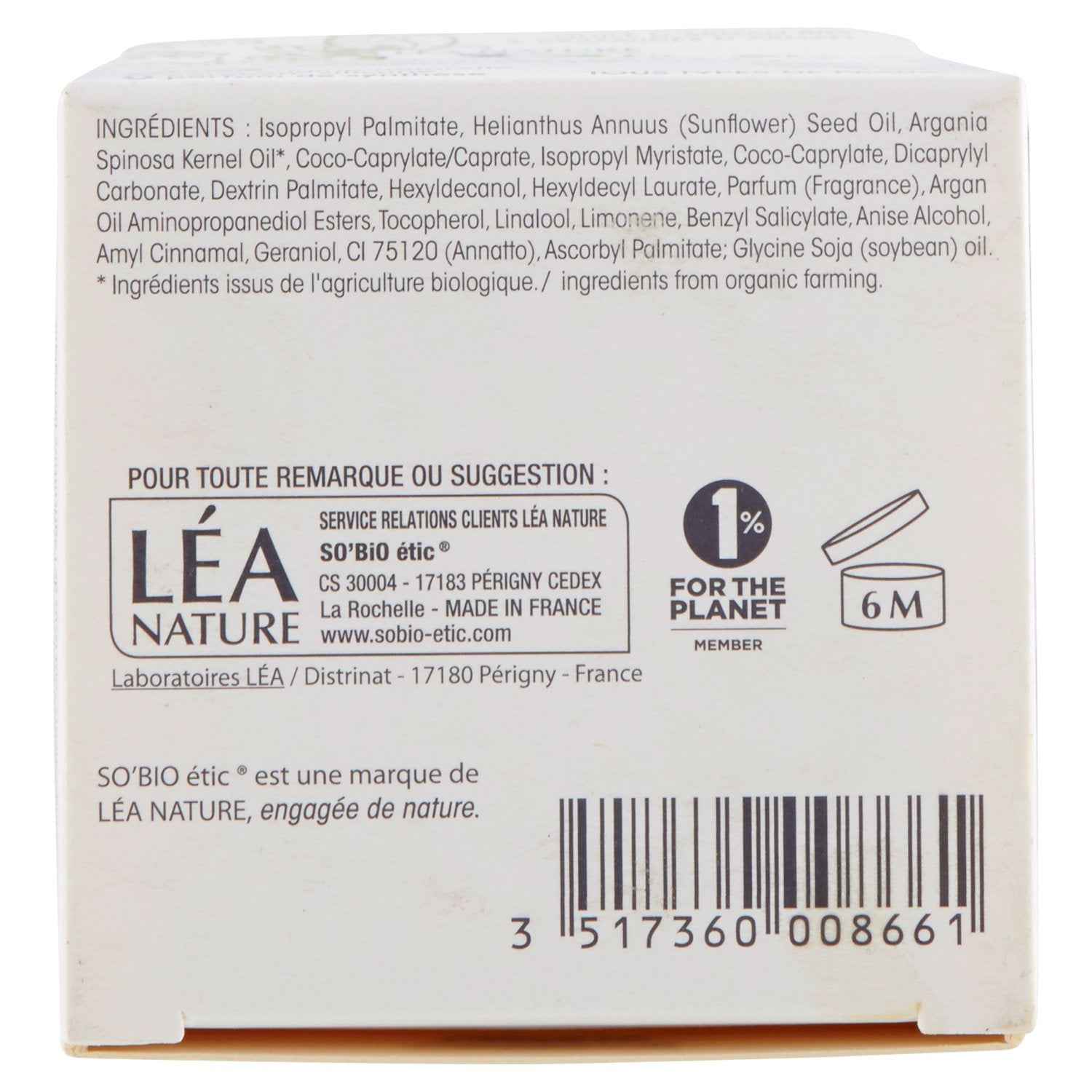 SO’BiO etic Argan Anti-Age Night Gel SoBio 40ml