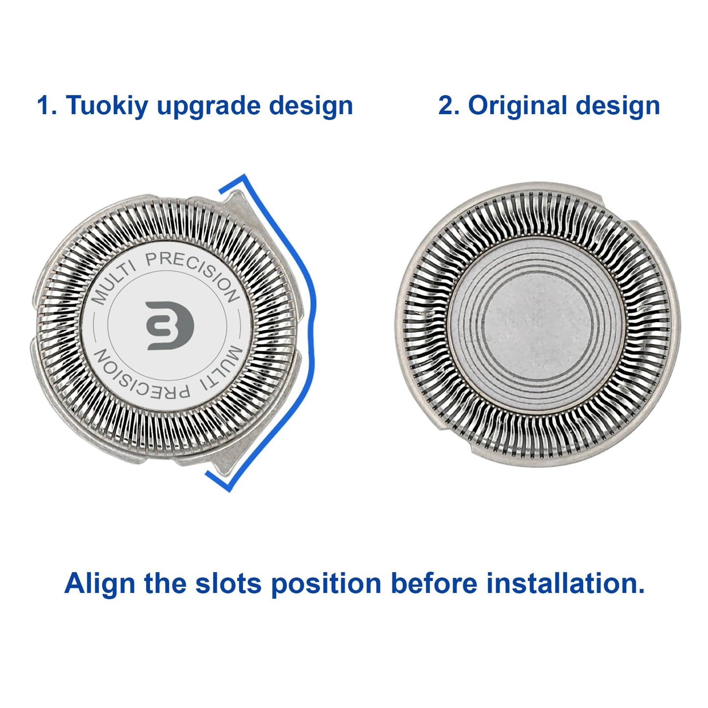 SH30 Replacement Heads for Philips Norelco Series 3000, 6-Piece Set
