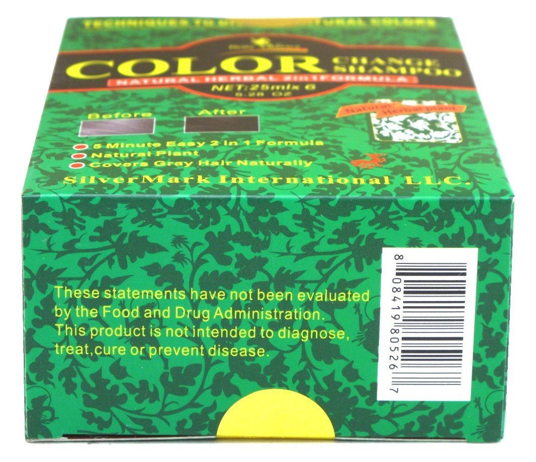 Deity Shampoo Color Change Kit Natural Herbal 2N1 Black (Pack of 2)