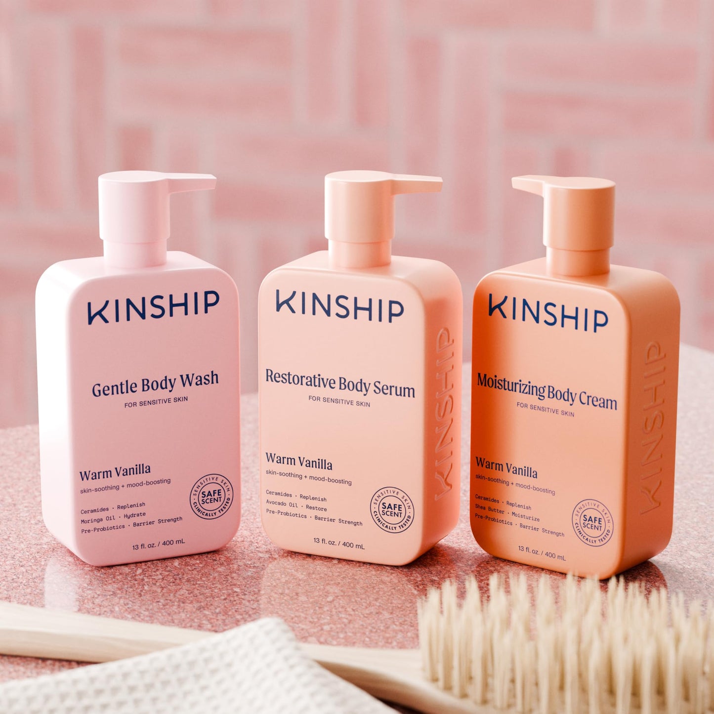 Kinship Restoring Body Serum for Dry Skin | Lightweight Hydrating Body Serum | Fragrance-Free, Vanilla, 13 oz