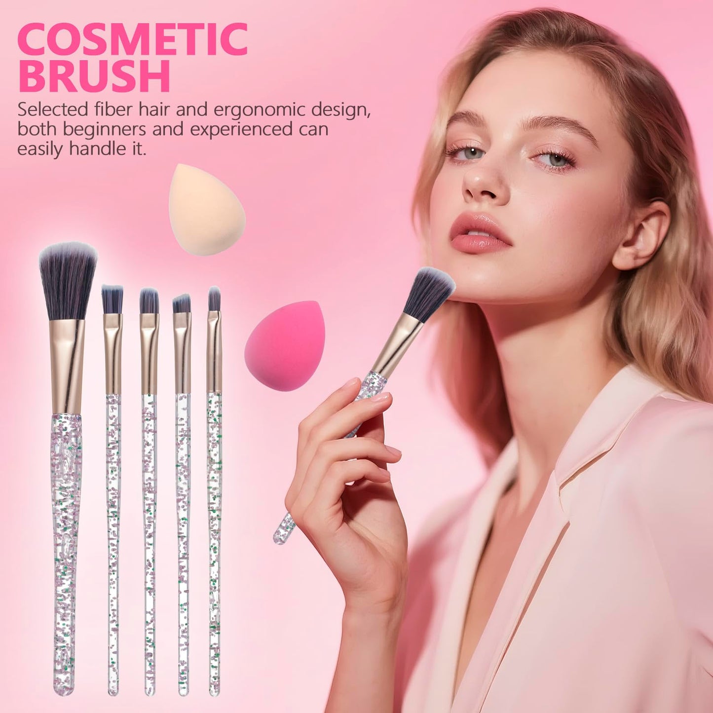 Makeup Kit For Women Full Kit, Makeup Set For Girls Teen Women, Makeup Gift Set With Eyeshadow Palette, Foundation, Concealer, Lipstick, Brushes (20 color makeup kit)