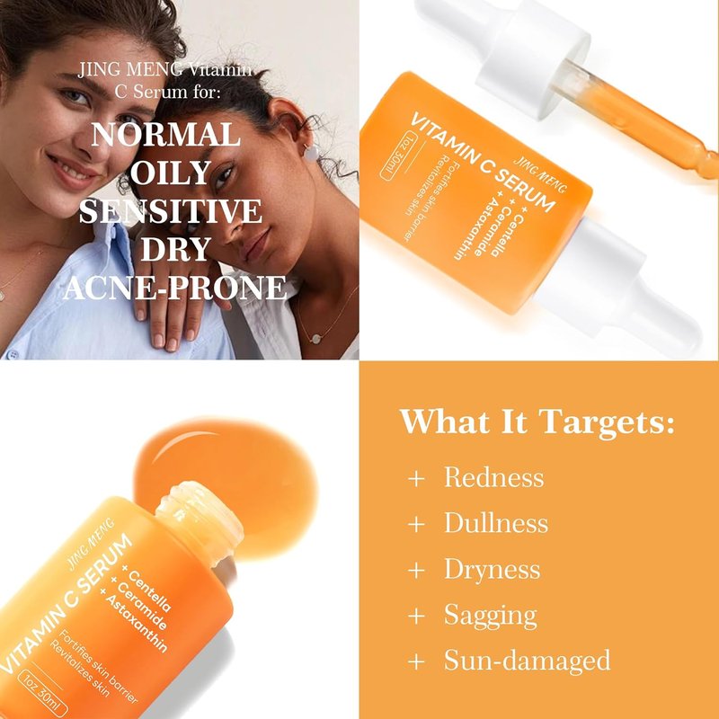 Liposomal Vitamin C Face Serum - Dark Spot Corrector & Anti-Aging | Soothing, Radiance Boosting with Centella Asiatica & Hyaluronic Acid