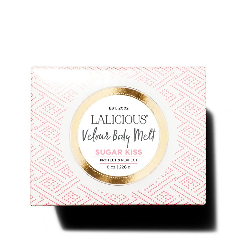 LaLicious Sugar Kiss® Velour Body Melt for Dry Skin | Fast-Absorbing Non-Greasy Moisturizer | Balm-to-Oil Hydration with Coconut & Macadamia Oil | After-Shower Care | Multi-Use Shave Balm 8 oz
