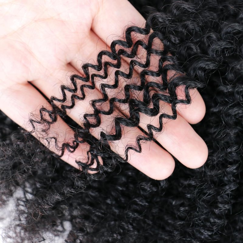 Mongolian Afro Kinky Curly Hair Bundle - 20 Inch 4B/4C Virgin Human Hair Weave for Black Women | Natural Color