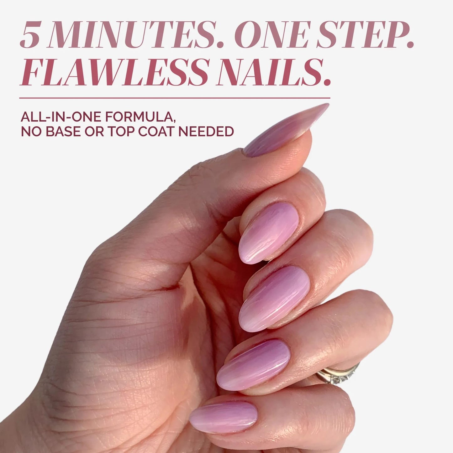 LONDONTOWN kur Perfecting Nail Veil, Nail Polish, #9 Sheer Lilac Tint