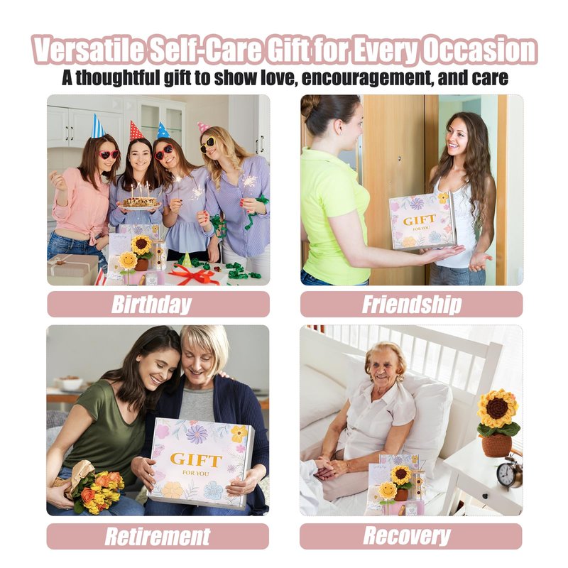 Get Well Soon Gift Baskets for Women – Surgery Recovery Gifts for Women, Feel Better and Thinking of You Care Package