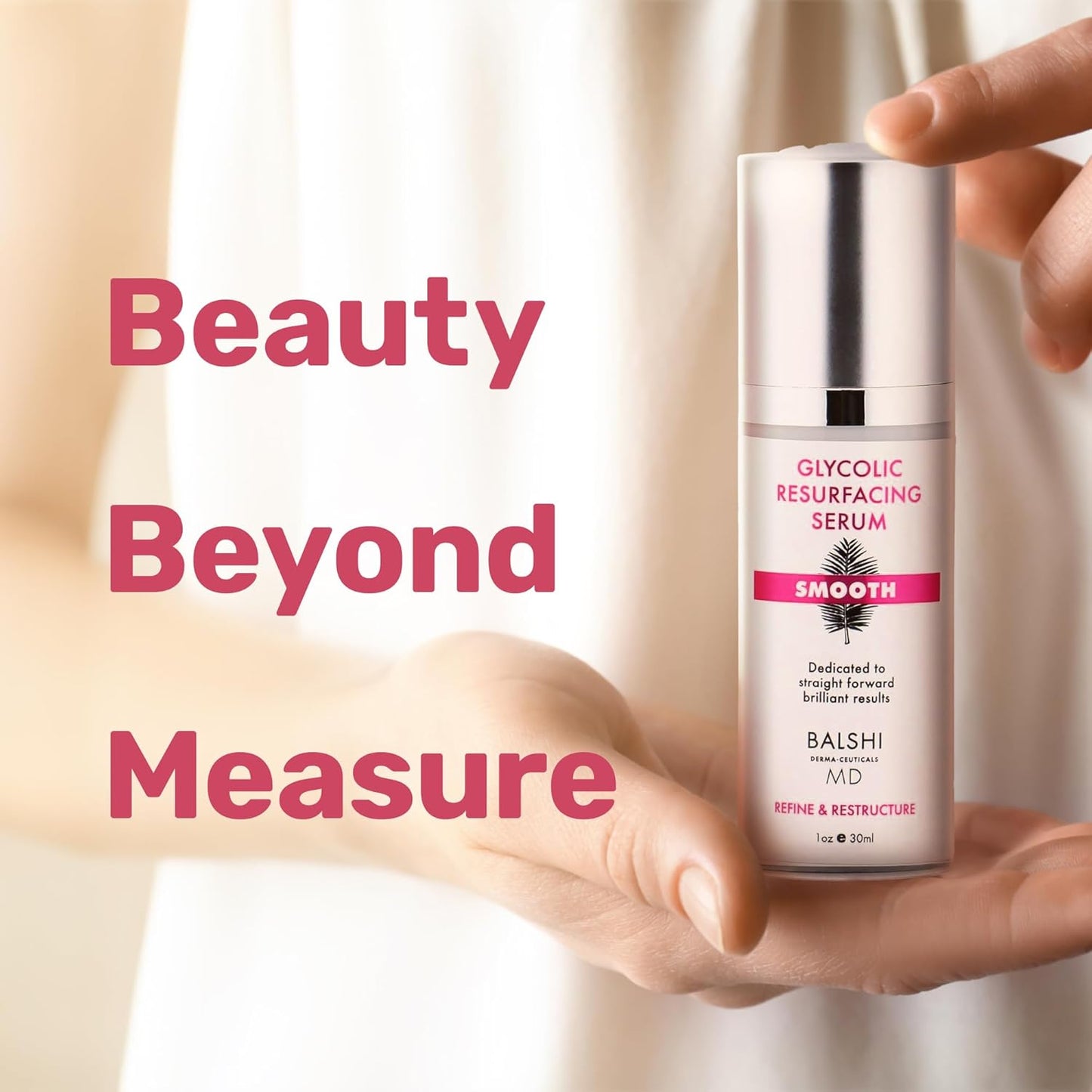 Glycolic & Lactic Acid Resurfacing Serum - 5% Glycolic + 3% Lactic Acid, Aloe & Witch Hazel | 1oz Moisturizing Face Serum