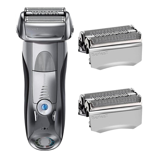 Replacement Head Compatible with Braun Electric Foil Shaver，70S Series 7, Compatible with Braun Series 7 790cc 760cc 750cc 720 799 797 (2 Pack)