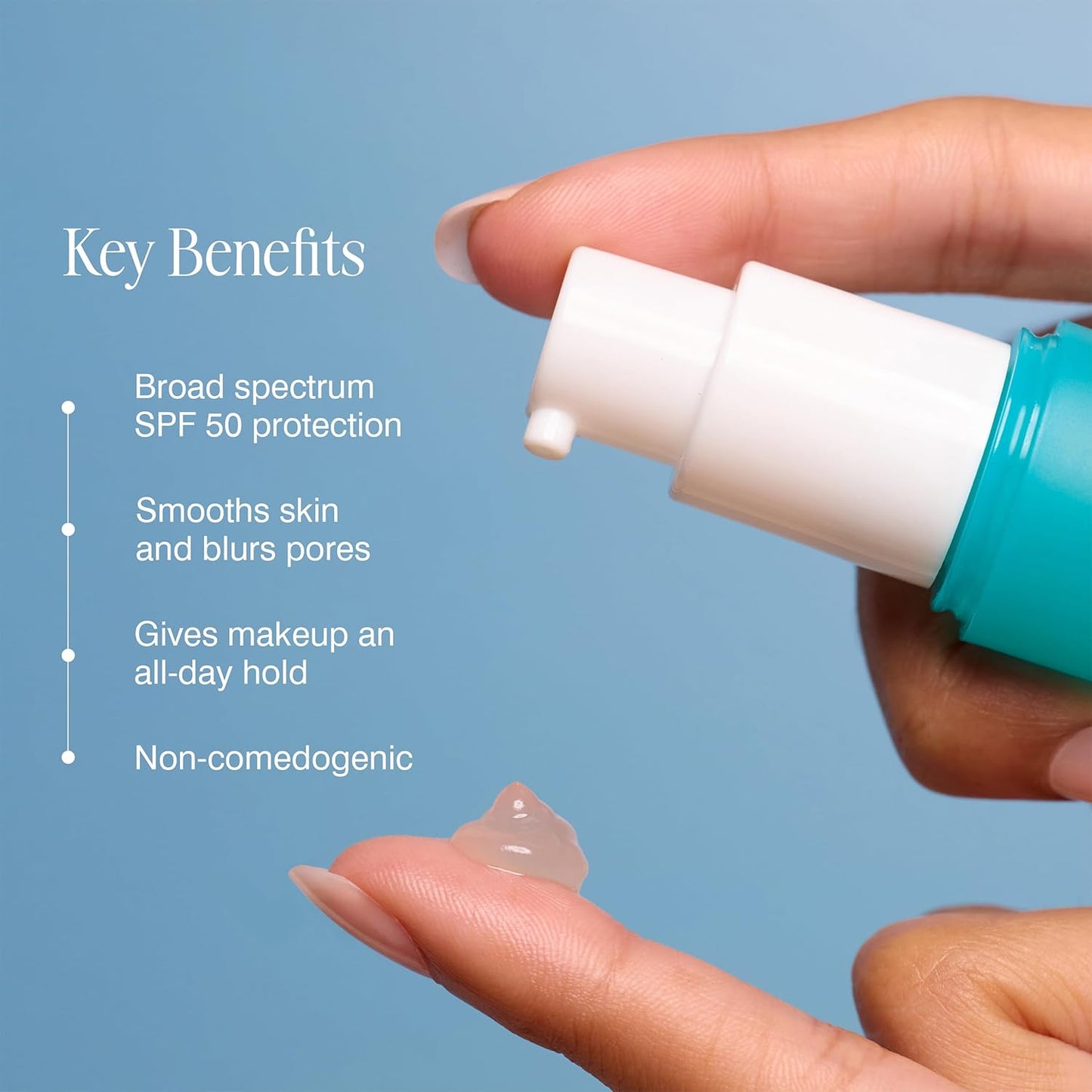 Coola SunBlur Makeup Primer - SPF 50 Matte Finish, Long-Lasting Wear | 1.0 Fl Oz
