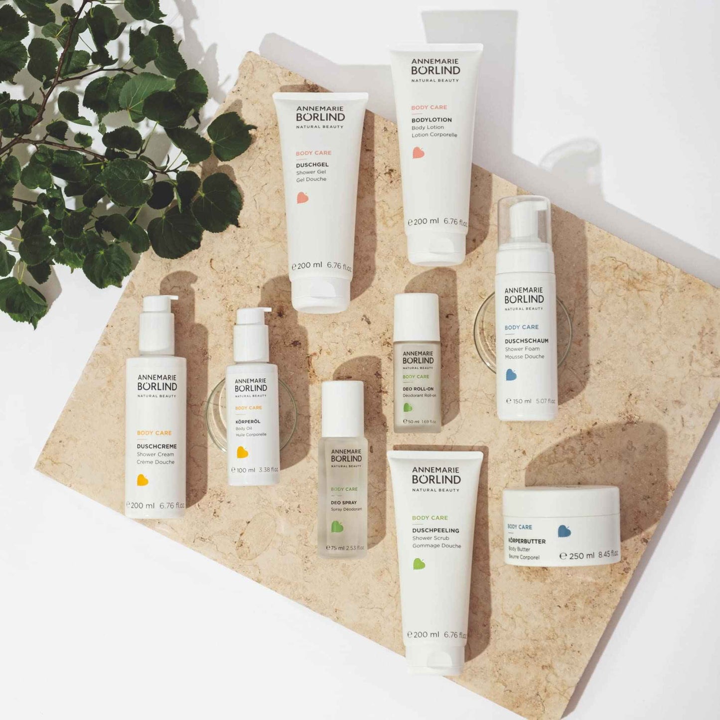 ANNEMARIE BÖRLIND - BODY CARE Shower Gel - cleansing, pampering & revitalizing skin care, with organic lime tree & torch lily extract, vegan, 6.76 Fl. Oz.