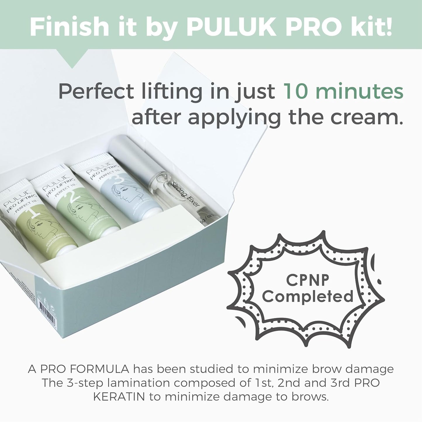Brow Lamination Kit - Professional Semi-Permanent Brow Lifting Perm | Easy Application