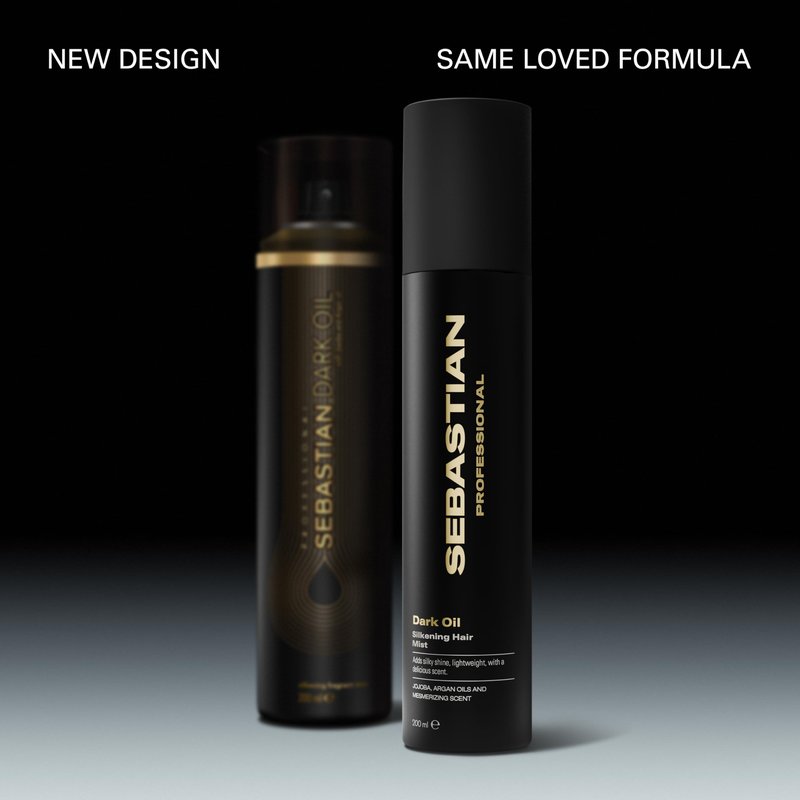 Sebastian Professional Dark Oil Silkening Fragrant Mist | Dry Conditioner | Infused with Jojoba Oil and Argan Oil | 4.5 fl oz | Packaging May Vary