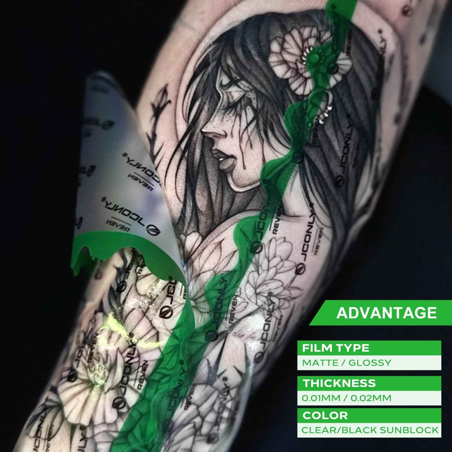 WZPB Tattoo Aftercare Bandage 20Pcs 5.9"x 3.94" Second Skin Tattoo Cover – Protective Wrap for Tattoo Care